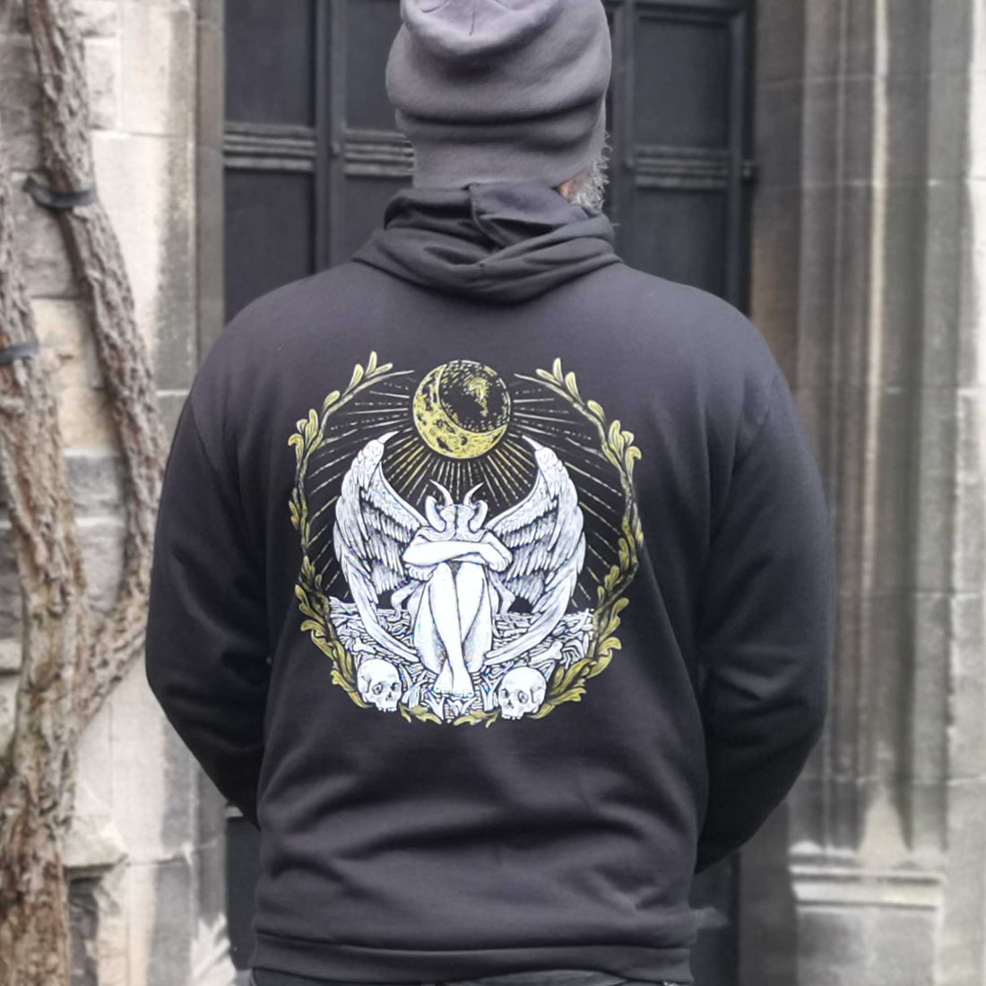 Dark Angel Unisex Hoodie (Kangaroo Pocket) - ZombifitDark Angel Unisex Hoodie (Kangaroo Pocket)Dark Angel Unisex Hoodie (Kangaroo Pocket)