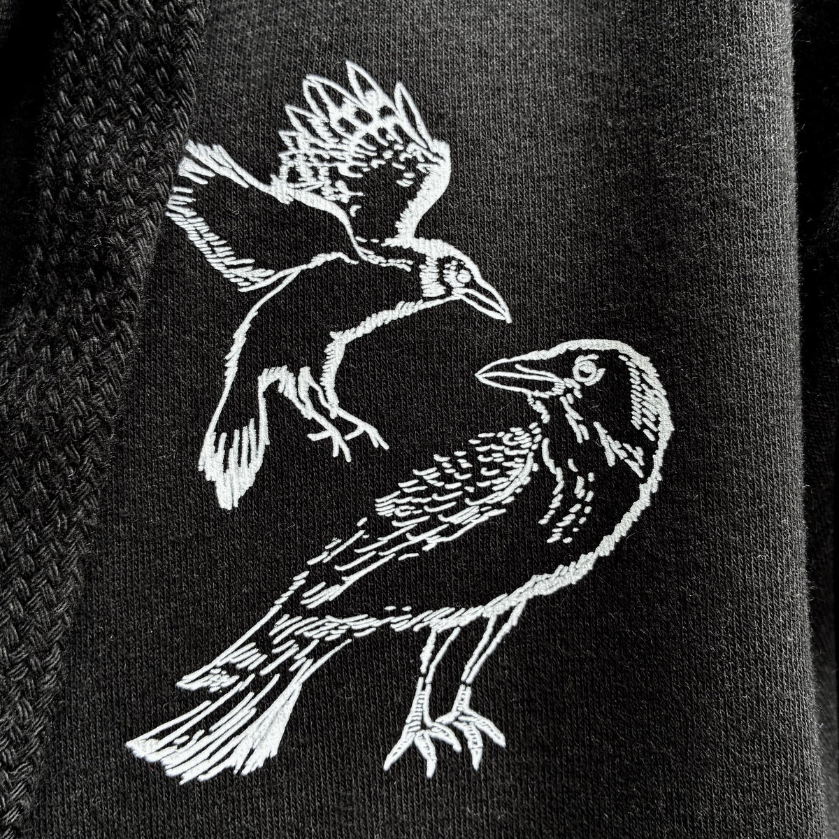 Black Metal Stave Church Zip up Hoodie