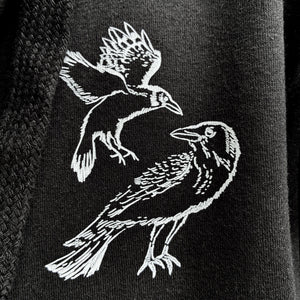 Black Metal Stave Church Zip up Hoodie