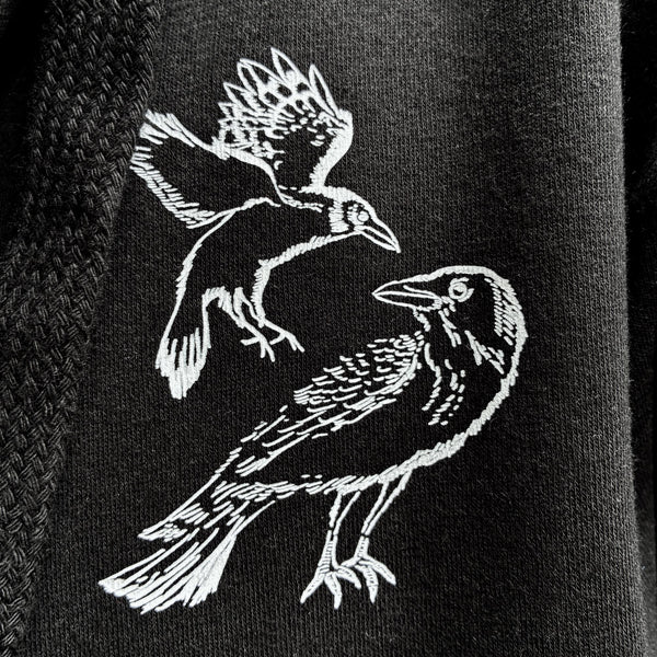 Black Metal Stave Church Zip up Hoodie
