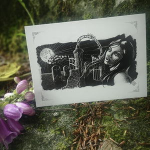 Evanesce Before Dawn Postcard Postcard Zombifit