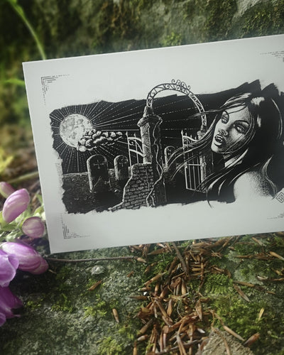 Evanesce Before Dawn Postcard Postcard Zombifit