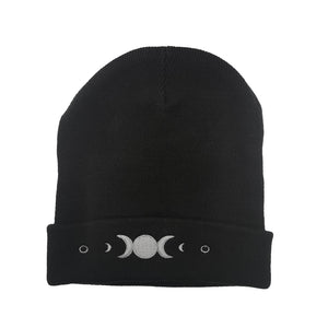 Grey Moon Phases Beanie Zombifit