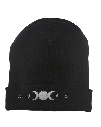 Grey Moon Phases Beanie Zombifit