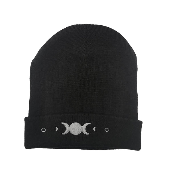 Grey Moon Phases Beanie Zombifit