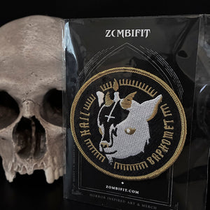 Hail Baphomet Embroidered Patch Patch Zombifit