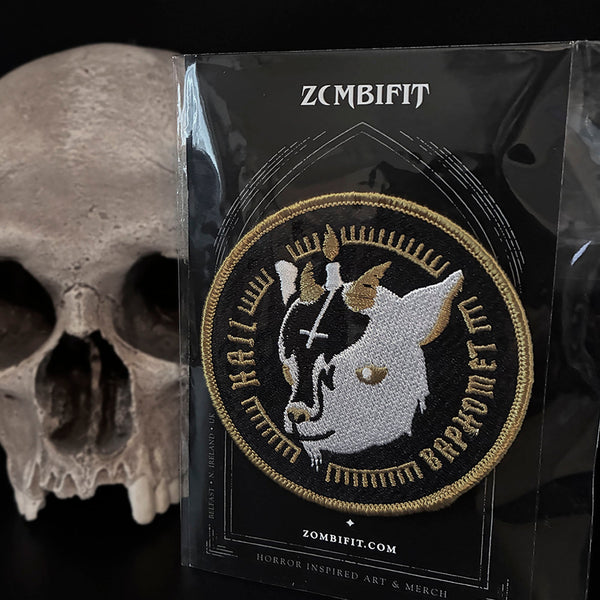 Hail Baphomet Embroidered Patch Patch Zombifit