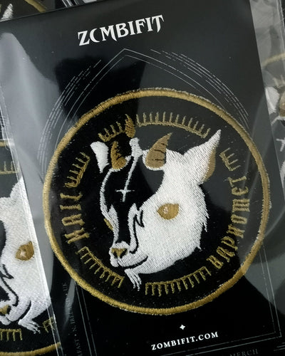 Hail Baphomet Embroidered Patch Patch Zombifit