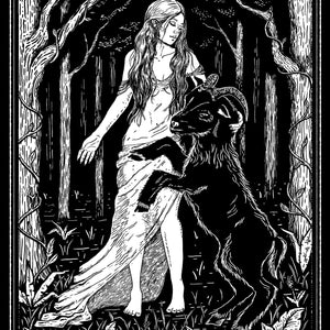 Lilith Black Graphic T-Shirt