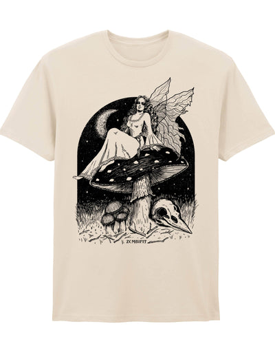 Night Fairy Natural Coloured T-Shirt T-shirt Zombifit