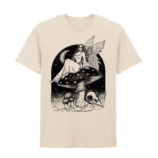 Night Fairy Natural Coloured T-Shirt T-shirt Zombifit
