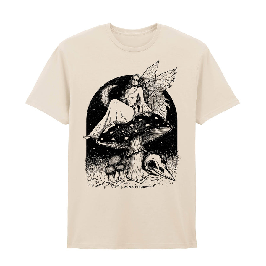 Night Fairy Natural Coloured T-Shirt T-shirt Zombifit