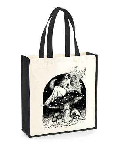 Night Fairy Premium Tote Bag – 100% Cotton Shopping Bag Zombifit