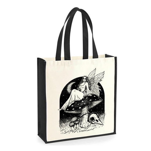 Night Fairy Premium Tote Bag – 100% Cotton Shopping Bag Zombifit