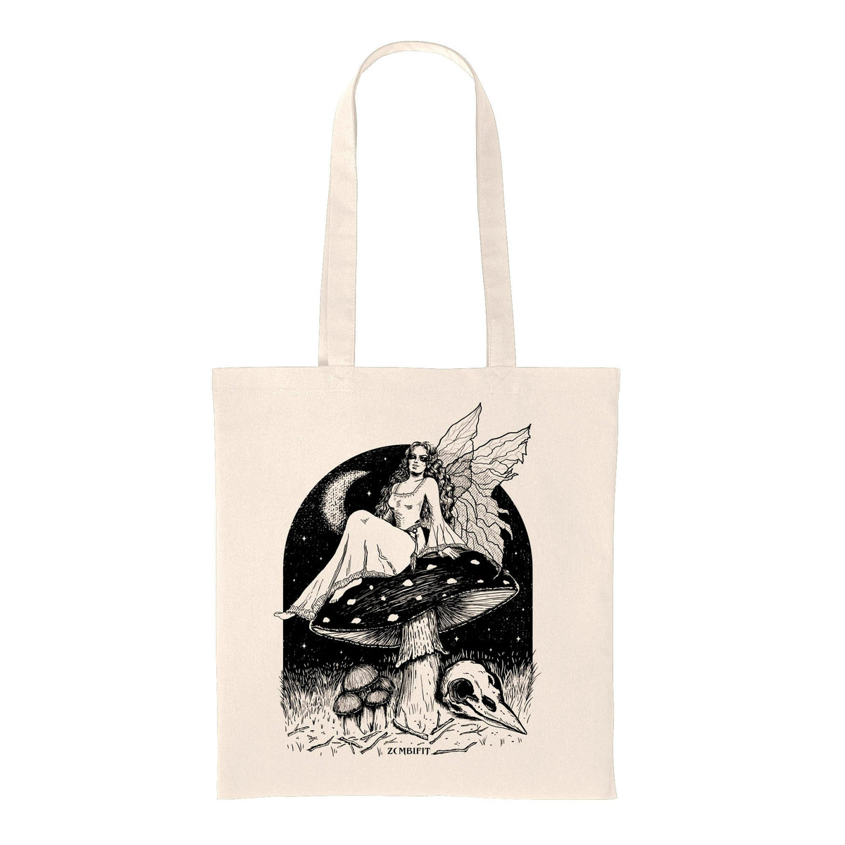 Night Fairy Tote Bag – 100% Cotton Shopping Bag Zombifit