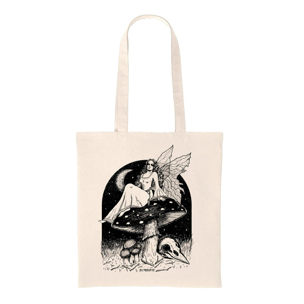 Night Fairy Tote Bag – 100% Cotton Shopping Bag Zombifit