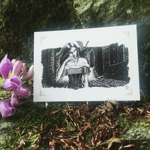 Savouring Her Prey Postcard Postcard Zombifit