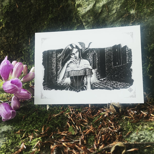 Savouring Her Prey Postcard Postcard Zombifit