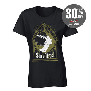 She's Alive - Fitted T-shirt Zombifit