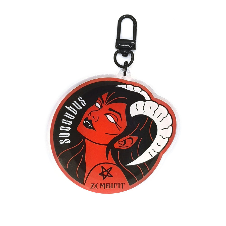 Succubus Acrylic Key-clip Keyring Zombifit