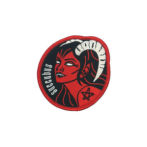 Succubus Inspired Embroidered Patch Patch Zombifit