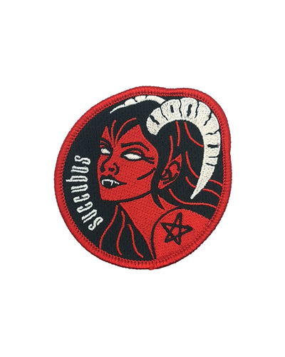 Succubus Inspired Embroidered Patch Patch Zombifit