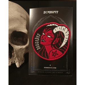 Succubus Inspired Embroidered Patch Patch Zombifit