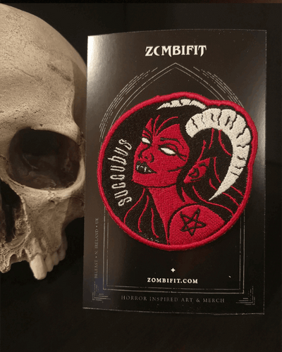 Succubus Inspired Embroidered Patch Patch Zombifit
