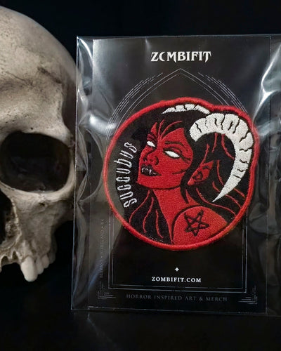Succubus Inspired Embroidered Patch Patch Zombifit