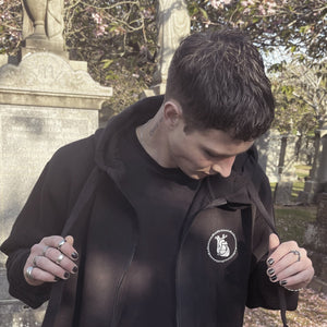 Touch of Evil Black Zip up Hoodie zoodie Zombifit