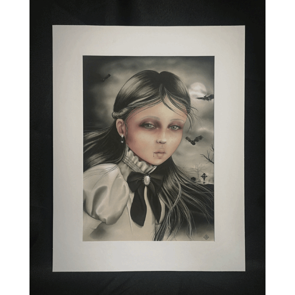 Vampire Child A4 Print - ZombifitVampire Child A4 PrintVampire Child A4 Print