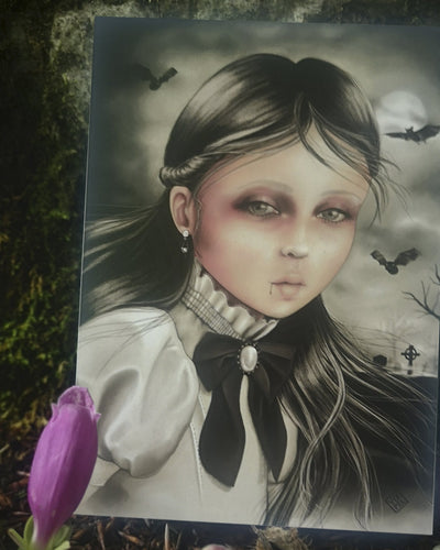 Vampire Child Postcard Postcard Zombifit