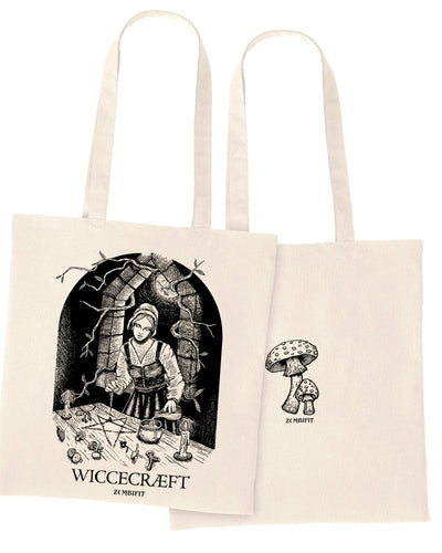 Witchcraft Tote Bag – 100% Cotton Shopping Bag Zombifit