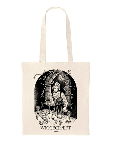 Witchcraft Tote Bag – 100% Cotton Shopping Bag Zombifit
