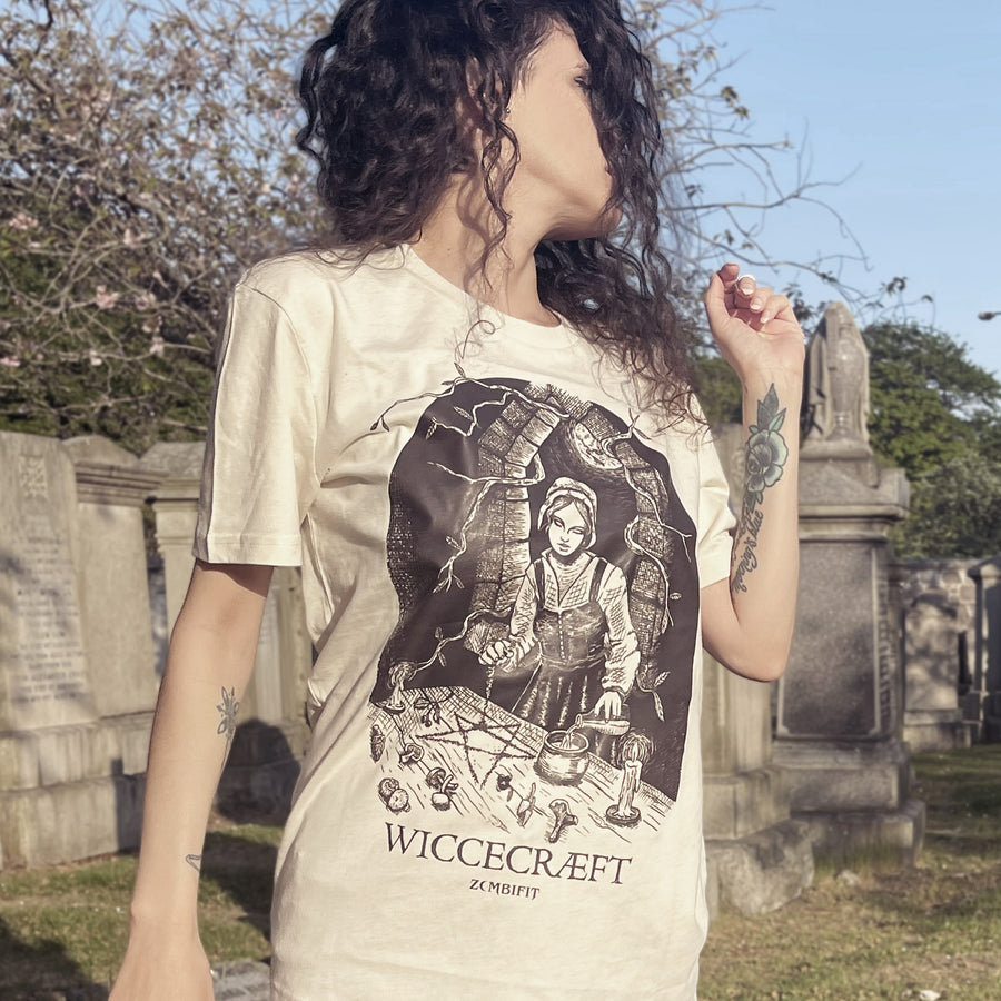 Witchcraft Natural Coloured T-Shirt T-shirt Zombifit